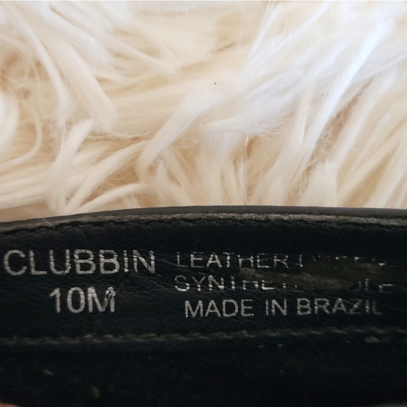 Steve Madden Black Clubbin Bootie w/Gold Studded Heels size 10M - Picture 7 of 10